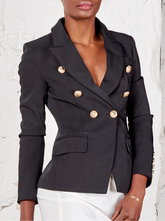 BLAZER CRUZADA DE SATÉN ROCKSA